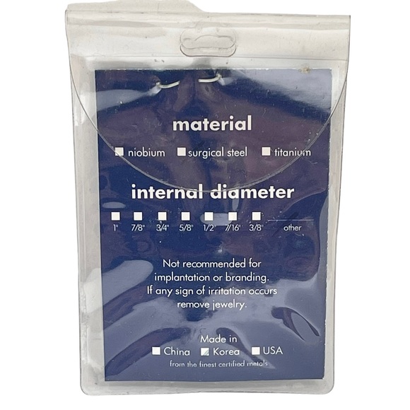 new Claire’s Body Jewelry 𖦹 14G Steel Labret Set 𖦹 Clear Pink Black Ball End - Picture 8 of 13